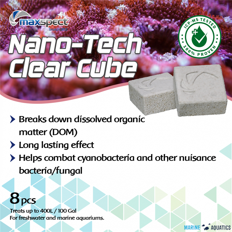 Nano Tech Clear Cube (8pcs) | Maxspect |Marine Aquatics.eu